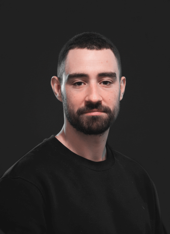 Portrait designer graphique minimaliste